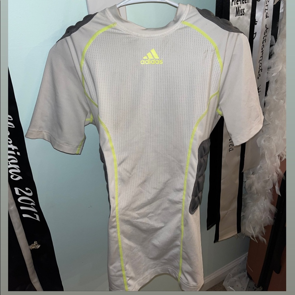 Adidas compression shirt with padding
